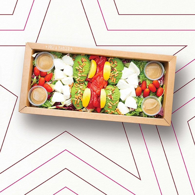 Avocado & Mozzarella Salad Platter