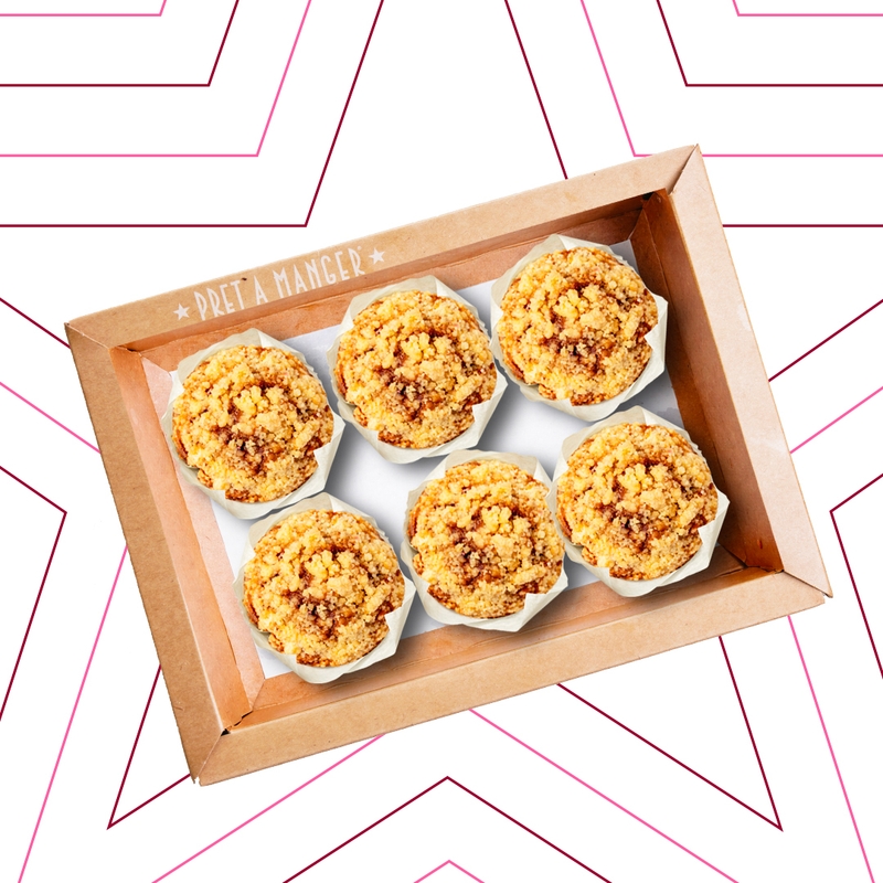 Mini Blackberry & Apple Crumble Muffin Box (Vegan & GF)