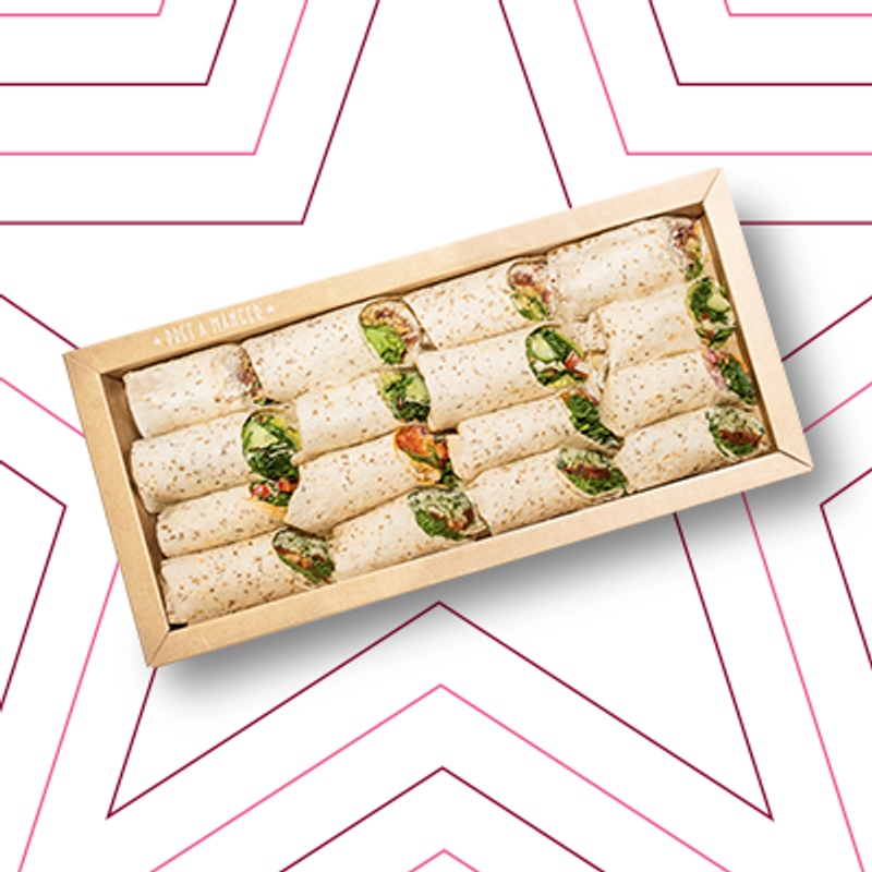 Veggie Salad Wrap Platter