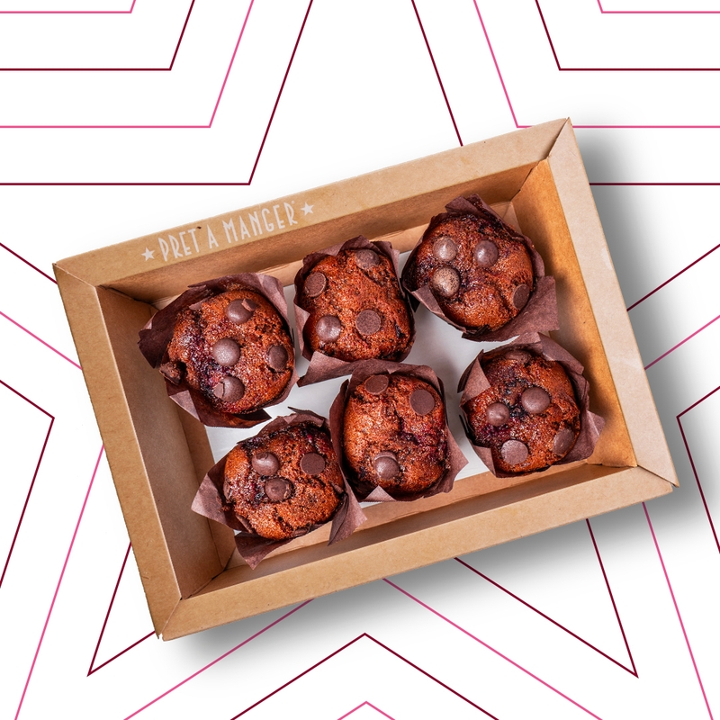 Mini Berry & Chocloate Muffin Box (Vegan & GF)