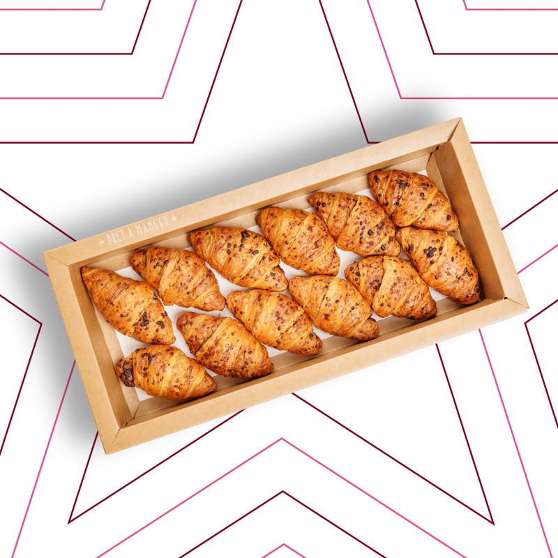 Mini Chocolate Croissant Box