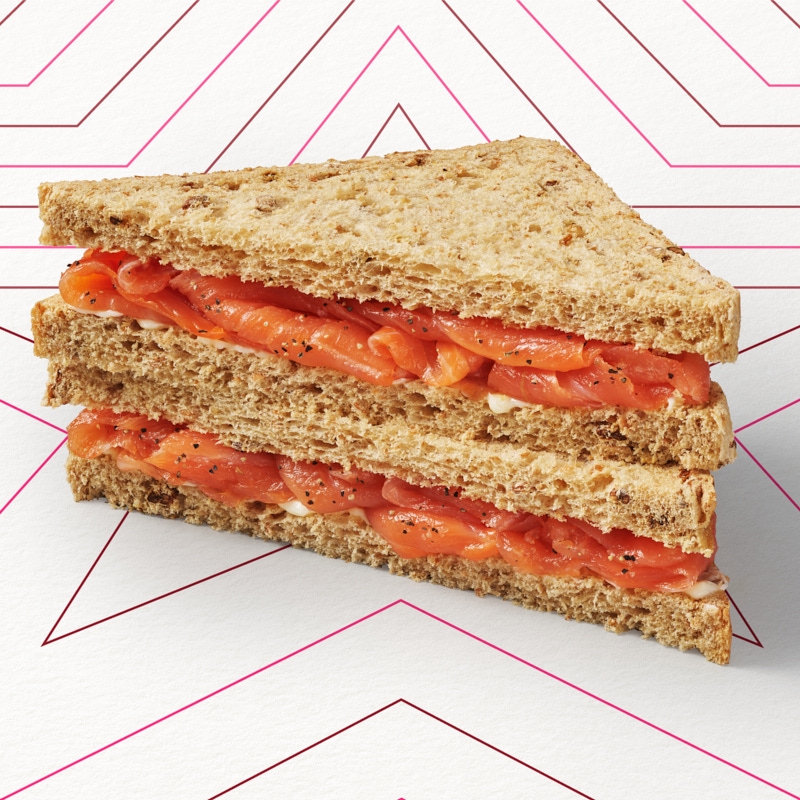 Smoked Salmon Sandwich